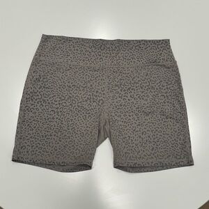 Pink Lily Animal Print Biker Shorts